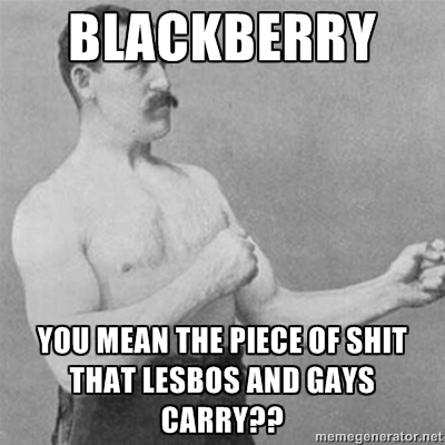 Blackberry caca