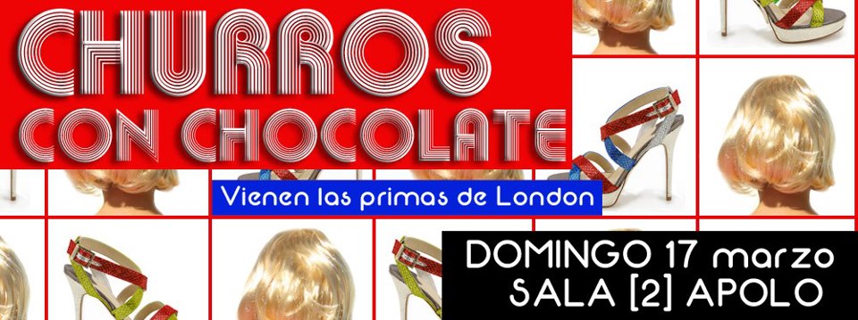 Churros, chocolate, pelucas  y tacones. No hay mejor plan para un domingo.