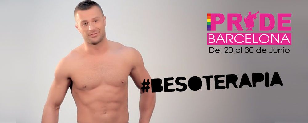 Manda un beso especial con la #Besoterapia del Pride BCN
