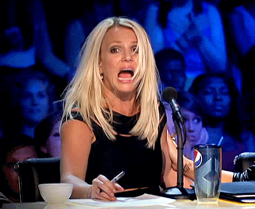 Britney asustada