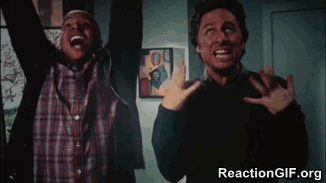 GIF-Happy-joy-fuck-yeah-excited-Donald-Faison-Zach-Braff-Scrubs-Fainth-GIF