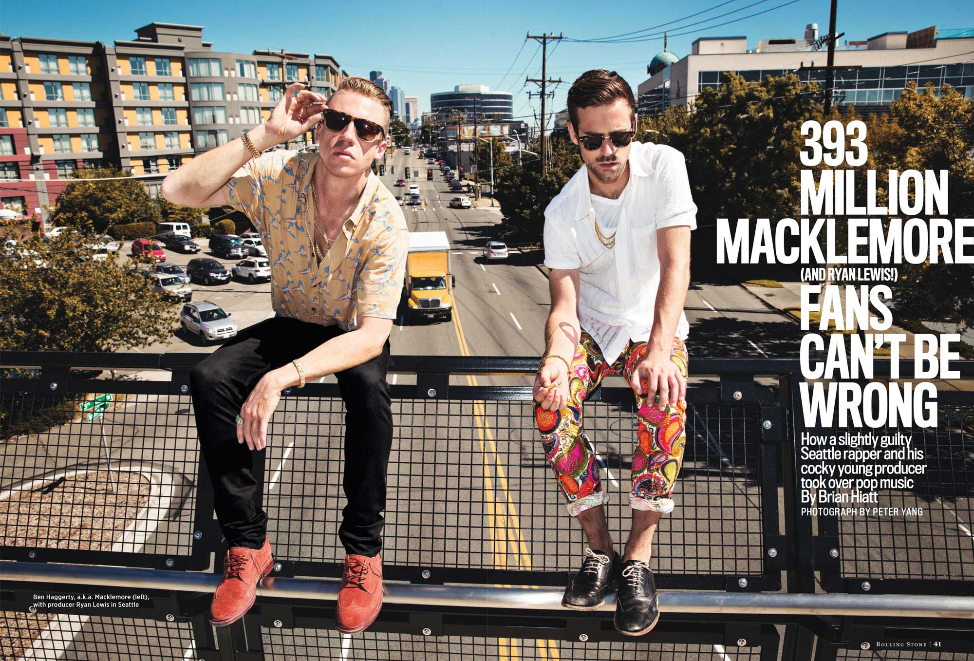 Macklemore y Ryan Lewis en la revista Rolling Stone
